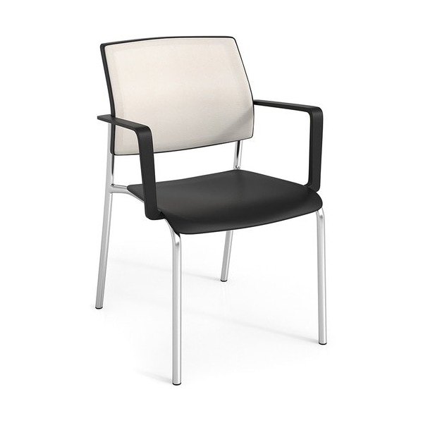 United Chair Co Chair, w/Arms, MeshBack, 22-1/4inx22-1/4inx33in, Fair/BK, UNCF32ECQA01 - main